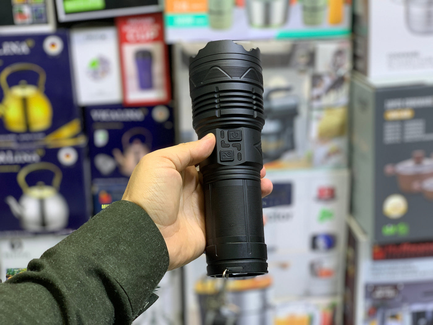 LED Flashlight Ym-G501 | Camping Torch