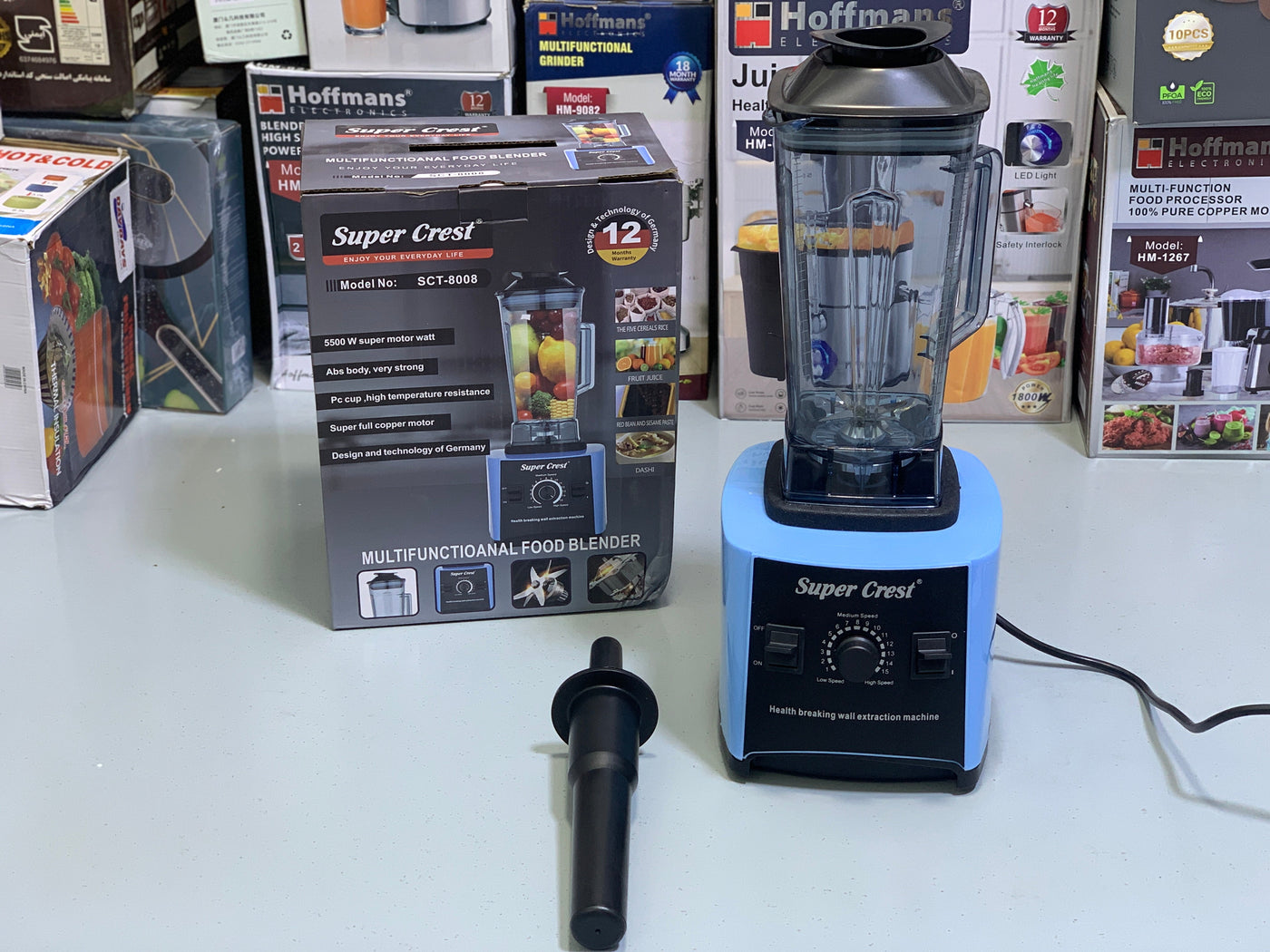 Super Crest Blender and Juicer Model: SCT-8008