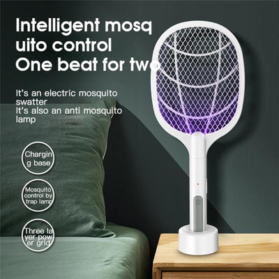 Anti Dengue Mosquitoes Racket Rechargeable Portable Mosquitoes Zapper