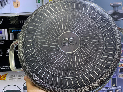 Laser Coating Shallow Casseroles Honeycomb pattern And Non Stick