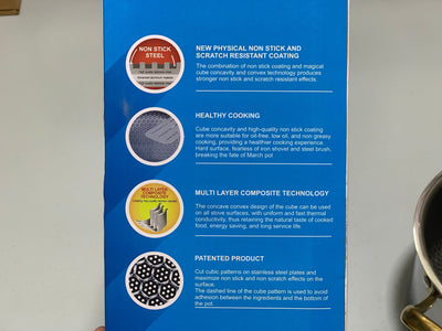 Laser Coating Cooking Pots , HoneyComb Pattern High Quality