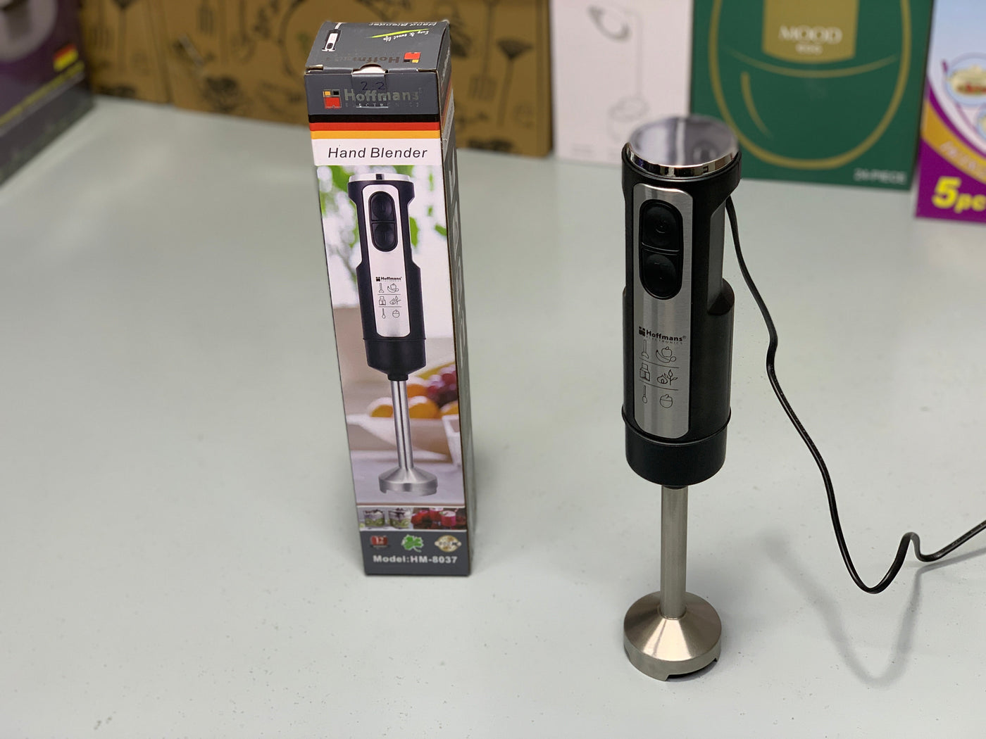 Hoffmans Electronics Hand Blender Stainless Steel