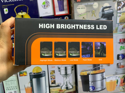 LED Flashlight | Portable Torch Long Range Model: YM-G500