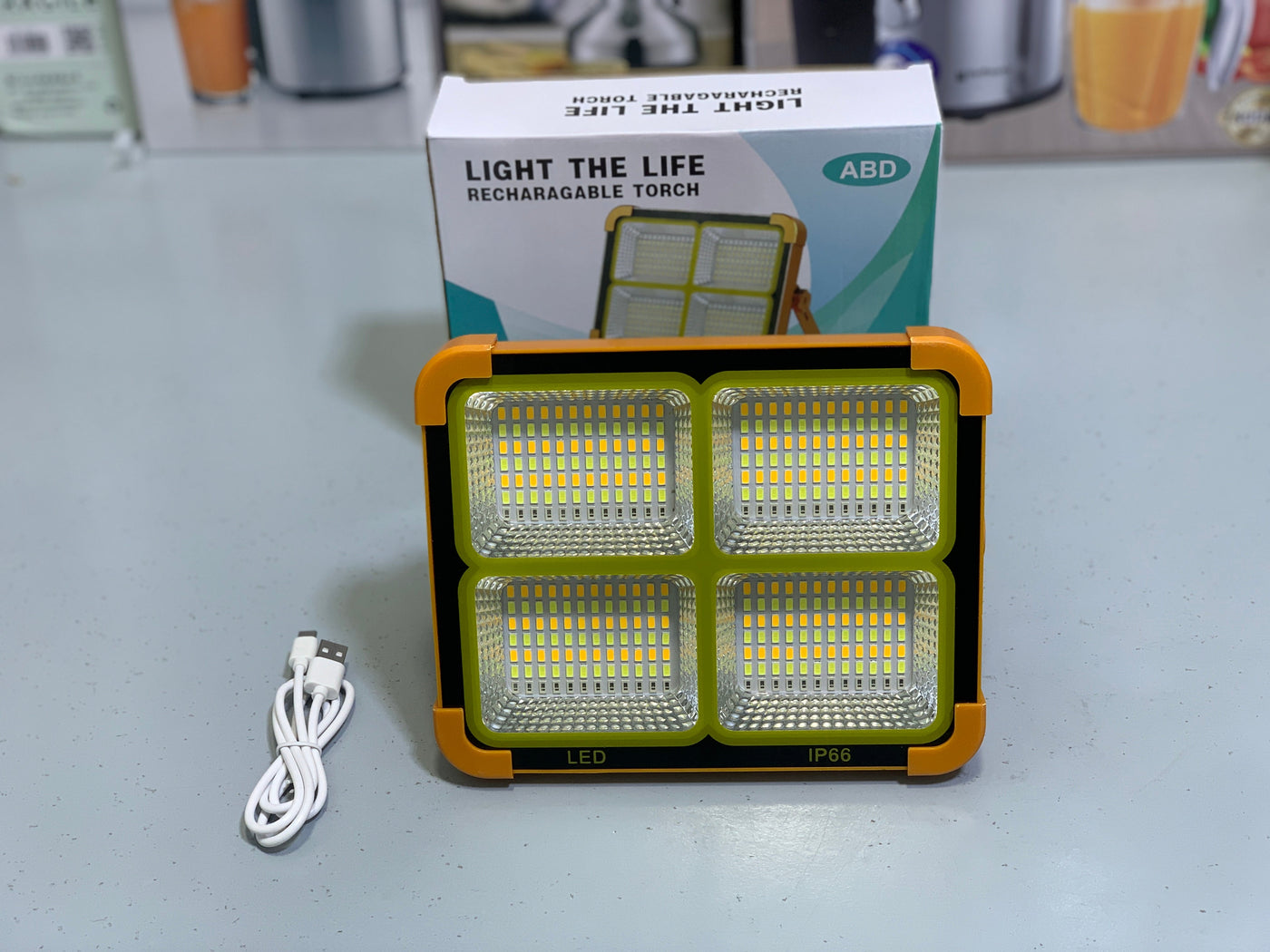 IP66 ABD Rechargeable Light | Solar Light | Private Street Lamp without Electricity