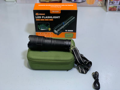 LED Flashlight Ym-G501 | Camping Torch