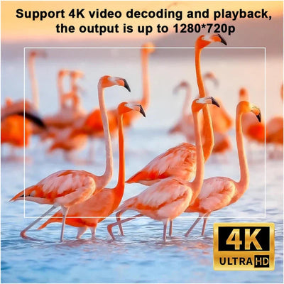 Gawadar Import™ Mini High Resolution 4K Projector