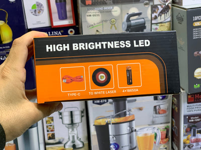 LED Flashlight Ym-G501 | Camping Torch