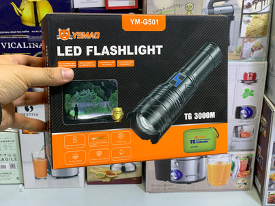 LED Flashlight Ym-G501 | Camping Torch