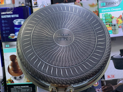 Laser Coated Fry Pan| SUS 316 Steel Graded