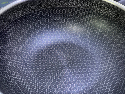 Laser Coating Shallow Type Casserole Handi- Shape Stainless Steel