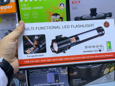 Multifunctional Outdoor Flashlight , Handheld Torch
