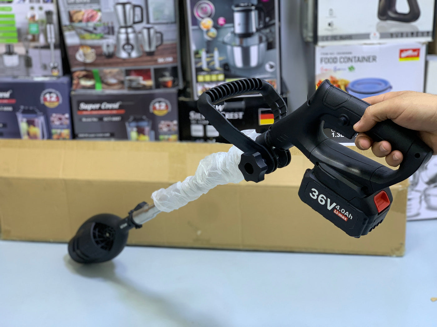 Leaf and Dust blower with Double 36v Batteries