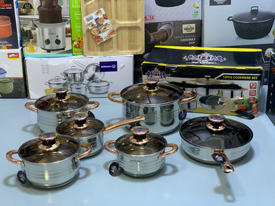 12 Pieces Cookware set Stainless Steel , Do Tuyet Vietnam Brand