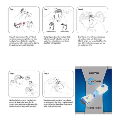 Gawadar Import™ V Comb Lice Removal Anti Lice