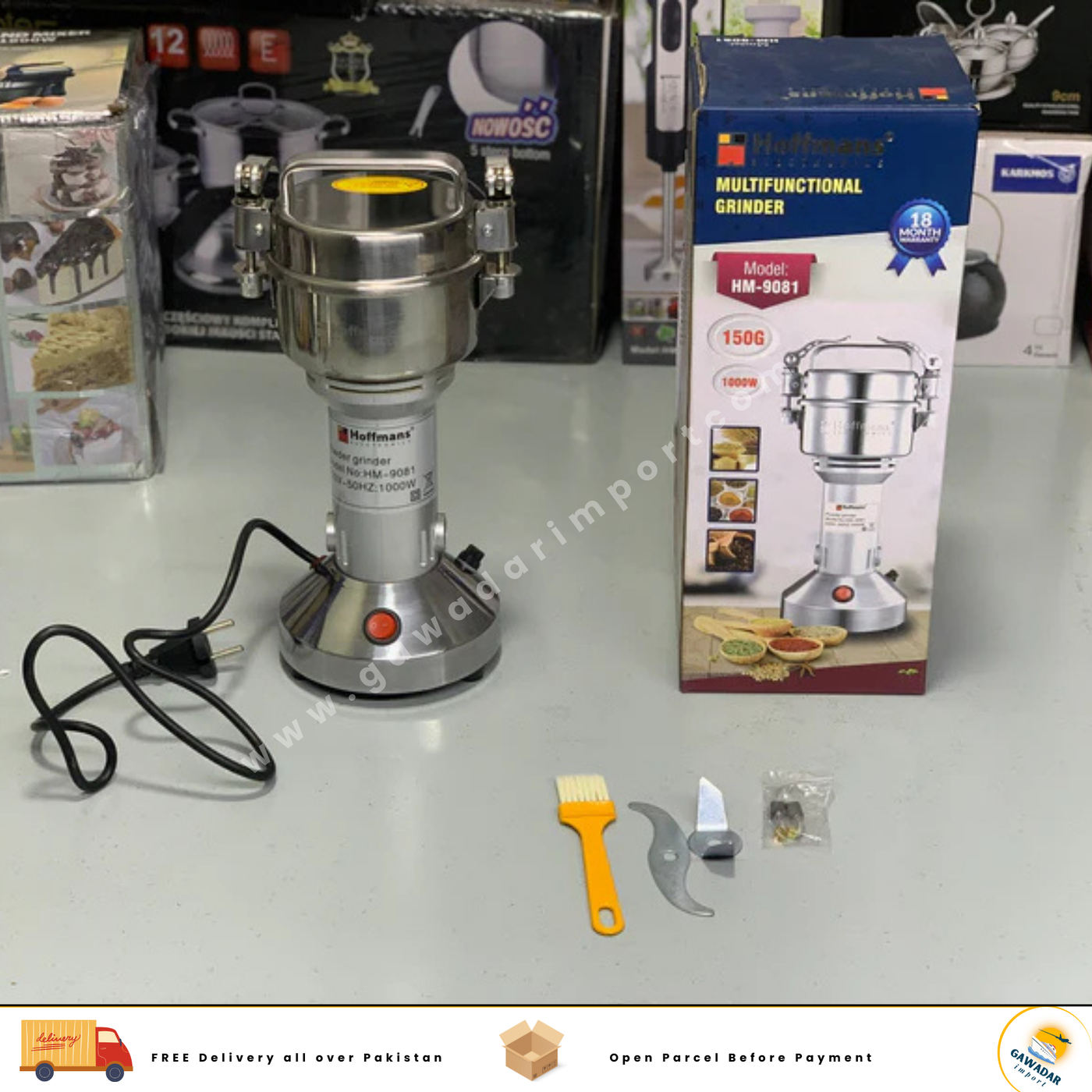 Multifunctional Grinders 150G 1000w and 250G 1600w