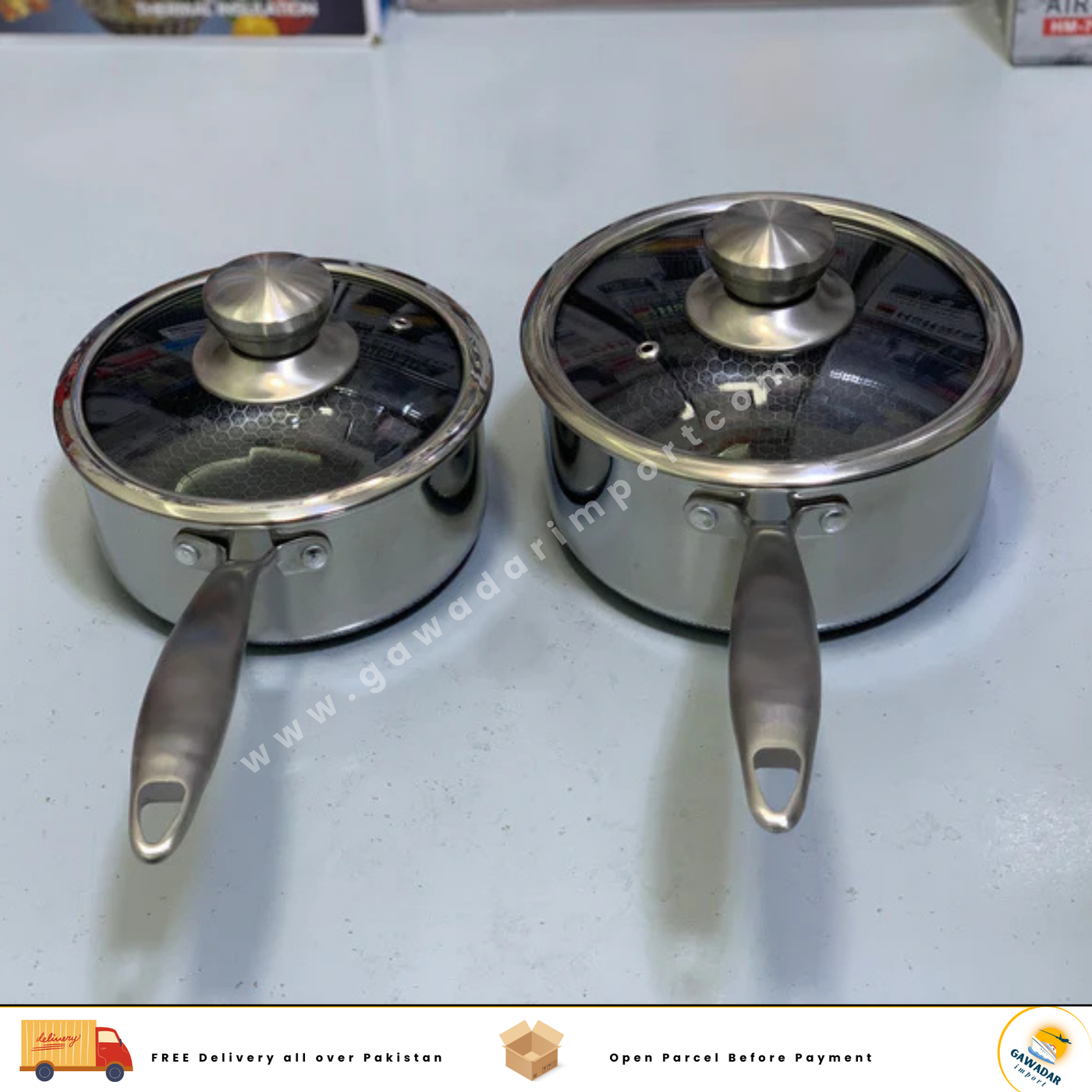 Laser Coating Sauce Pans 18cm and 20cm