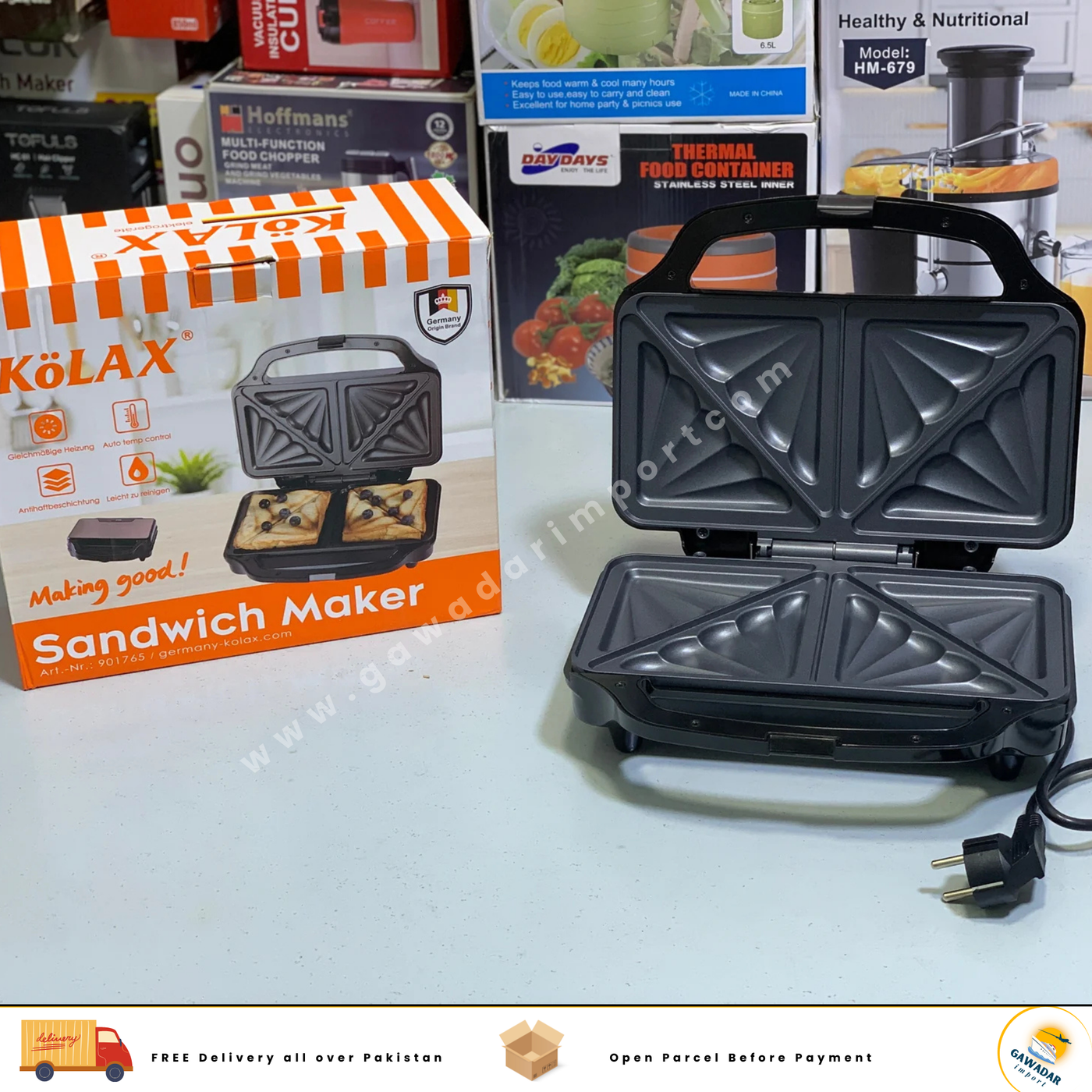 KOLAX’s Sandwich Maker| 1000w