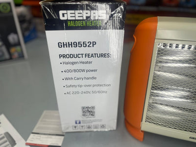 Geepas Halogen Heater 400/800 Power