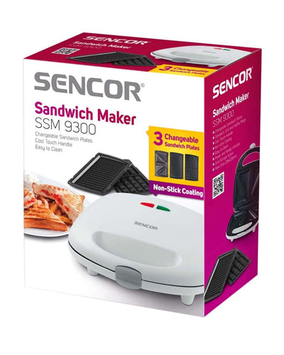 SENCOR 3 in 1 Sandwich 🥪 , Waffles and Grill Maker 700W