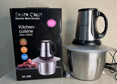Gawadar Import™ Silver Crest Meat Chopper 3 Litter 1000 watt orignal